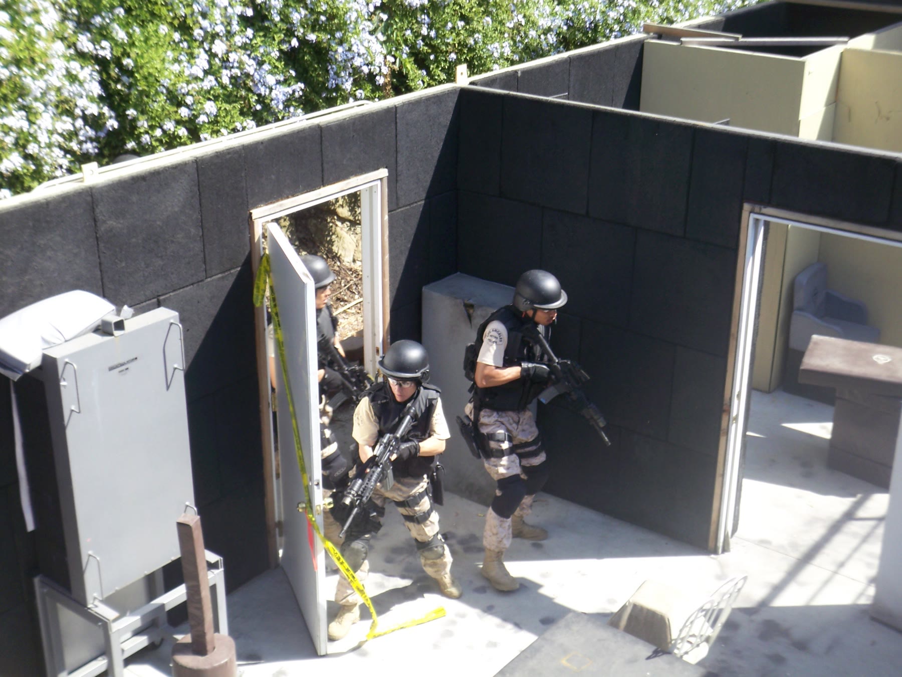 Shoot house training