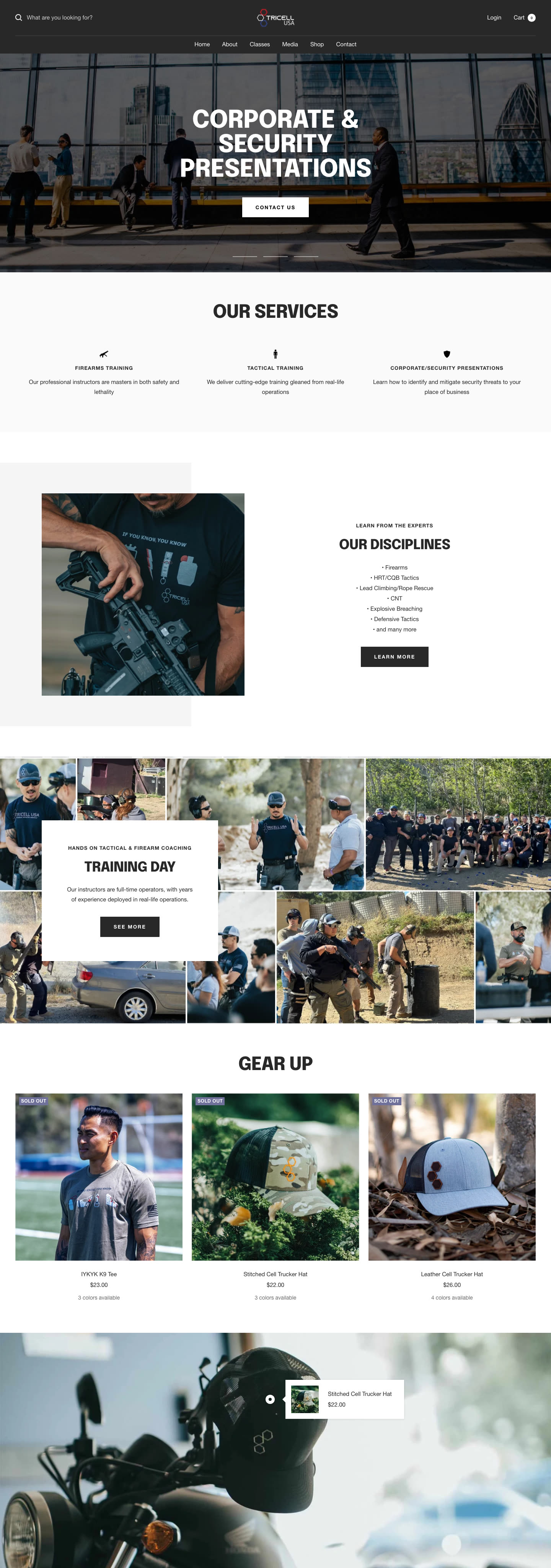 The Tricell USA homepage
